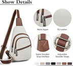 Sling Bag Crossbody Bags for Women Small Cross Body Bag Fanny Packs Chest Sling Purse for Daily Travel Leisure Sport