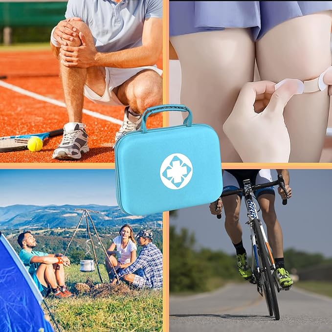 Car-Home Survival-Travel First-Aid Emergency-Kit - 299Piece Equipment Travel Supplies First Aid Set Home Essentials Camping Hiking AMORNING