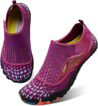 L-RUN Barefoot Water Shoes Women Mens Aqua Sock Athletic Hiking Water Sports Shoes for Swim Beach Pool Sand Diving Walking