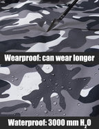 TACVASEN Men's Winter Ski Jacket Waterproof Snow Coats Snowboard Fleece Lining Jacket Warm Parka with Hooded