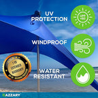 Beach Tent UPF50+ Sun Shade Canopy with Sandbags, 4 Stability Poles, Ground Pegs, Flying Disc Sand Shovel, Lightweight Sunshade Shelter, 7ft Tall for Outdoor Trips, Camping and Sports