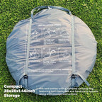 4/6 Person Easy Pop Up Tent, Waterproof, Automatic Setup,2 Doors-Instant Family Tents for Camping, Hiking & Traveling