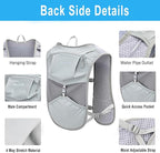 Hydration Running Backpack: Ultra Trail Running Vest for Marathon and Trekking Lightweight Hydration Backpack Daypack for Cycling ( Without Bladder)