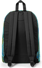 EASTPAK Out Of Office – 31L Backpack with Dual Compartments, 16” Laptop Sleeve, Security Pocket, Bottle Holder & Air Mesh Straps, Brize Palm Aqua