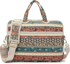 kayond Red Bohemia Patten Waterproof Laptop Shoulder Messenger Bag Case Sleeve for 12 Inch 13.3 Inch Laptop