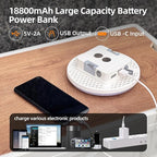 Camping Lantern 18800mAh Rechargeable Battery, 60W Ultra Bright LED Hanging Light with 3 Modes, Waterproof Portable Tent Lighting for Outdoor Emergency & Hiking