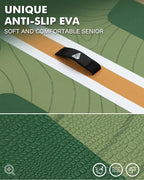 11'6"x35" Inflatable Paddle Board, 450lbs Extra Wide Stand Up Sup Board for Adults, Blow Up Paddleboard Kayak Non-Slip Stable Deck Boat for Yoga Fishing Surf