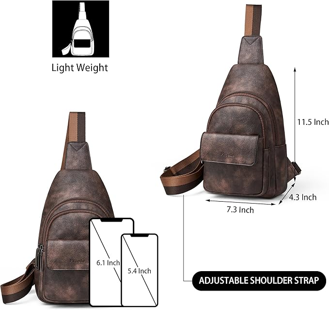 Sling Bag Crossbody Bags for Women Small Cross Body Bag Fanny Packs Chest Sling Purse for Daily Travel Leisure Sport