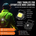 TDC Head Lamp Led Rechargeable Super Bright - USB-C Headlamp for Adults - Head Lights for Forehead - 1080 Lumen Head Flashlight - 10HR Battery for Hardhat, Camping, Hunting, Work