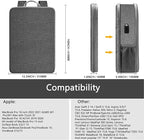 ZINZ Slim & Expandable Laptop Backpack 15 15.6 16 Inch Case, Water Resistant Travel Backpack Compatible with MacBook Pro/Neo 16" 15", Dell XPS 15 16 and Most 15" 15.6" 16" Notebooks，D01G01