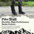 Pike Trail Snake Leg Gaiters: Protection for Hikers and Hunters - Waterproof, Bite Protective, Durable, Anti-Snake, Leg Gear