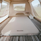 Naturehike 4.7’’ Thick Self Inflating Sleeping Pad with Built in Electric Pump, Double Foam Camping Mattress 2 Person, ISPO Award Winning Processes Foam, Camping Sleeping Pad for Tent, Car, Truck