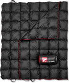 Horizon Hound Down Camping Blanket - Outdoor Travel Quilt | Sustainable, Insulated, Lightweight & Warm Gear for Sleep, Camping, Stadium, Hiking & Festivals | Water Resistant, Packable & Compact