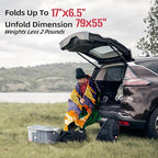 Outdoor Puffy Camping Blanket, Lightweight Down Alternative Puffy Printed Camping Large Ultra Warm Hammock Top Quilt Waterproof Blanket for Traveling Picnic Beach Party Cold Weather (Peak)