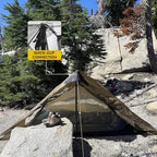 LANSHAN Ultralight Tent 3-Season Backpacking Tent for 1-Person or 2-Person Camping, Trekking, Kayaking, Climbing, Hiking