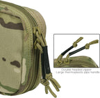 Ifak Pouch-Rapid Deployment Tactical MOLLE Trauma Kit Pouches, Quick Release Tear-Off Medical First Aid Kit Organiser with Red Immediate Identify for Emergency Surviva Activities.