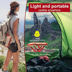 Camping Stool,Mountaineering and Hiking Portable Stools 13.5“ Portable Folding Stools for Outdoor Gardening and Beach Hiking Fishing,Foot Stool with Carry Bag to 330LB (12.5 inch)