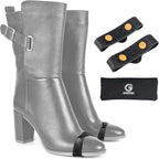 Ice Snow Grips for Boots Shoes, Anti-Slip Rubber Traction Cleats for Walking on Snow and Ice, Easy to use for Hiking, Walking, Climbing, Jogging(S/M/L Size)