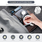 for Apple Watch Charger, 10FT Long iWatch Portable Wireless Fast Magnetic Charging Cable Cord with USB Wall Charger Adapter Block Plug Compatible with Apple Watch Series 10/Ultra/9/8/7/SE/6/5/4/3/2/1