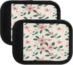 Qilmy Fresh Style Floral Fragments Luggage Handle Wrap 2Pack Luggage Identifiers Tag Comfort Handle Grips Cover for Stroller Suitcase Bag Airplane Travel Accessories1499