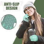 Pixel Panda Winter Gloves for Men Women Warm Touchscreen Gloves for Cold Weather Thin Water-Resistant Windproof Non-Slip Gloves for Cycling, Driving, Running, Hiking