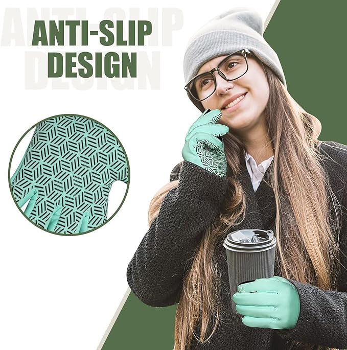 Pixel Panda Winter Gloves for Men Women Warm Touchscreen Gloves for Cold Weather Thin Water-Resistant Windproof Non-Slip Gloves for Cycling, Driving, Running, Hiking