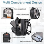 Travel Backpack for Men, Carry on Backpack Expandable 45L Suitcase Backpack Airline Approved Large Luggage Business Weekender Bag