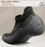 BULLIANT Men Slipper Socks,Grip Socks Hiking Water Shoes Barefoot Shoes for Outdoor Walking Exercises