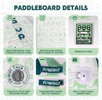 FunWater Inflatable Stand Up Paddle Board with Premium SUP Paddleboard Accessories, Anti-Slip EVA Deck, 11'/10'6'' Paddle Boards for Adults & Youth of All Skill Levels