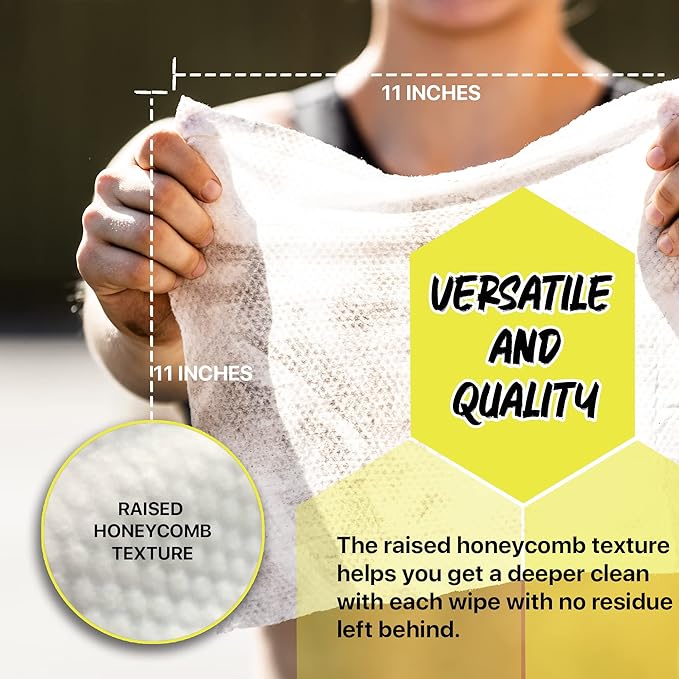 Body Cleansing Wipes - Original Biodegradable Natural Disposable Wipes, Individually Wrapped for the Gym, Workout, Hiking, Travel, and Sport, Citrus 12-Count…