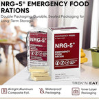 Katadyn NRG-5 Emergency Food Ration 500g Pack of 1 (9 Bars) Ready to Eat 2380 kcal, Vegan, Lactose-Free, GMO-Free | Long-Term Survival, Emergency Preparedness and Outdoor Adventure Food Bar
