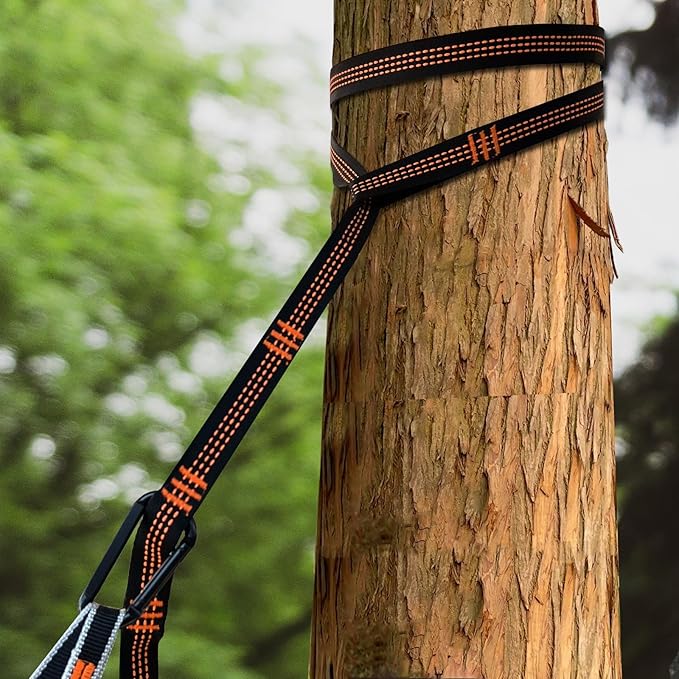 NATUREFUN Ultra-Light Travel Camping Hammock | 300kg Load Capacity,Breathable,Quick-Drying | 2 x Premium Carabiners,2 x Nylon Slings Included | Outdoor Indoor Garden