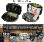 Ifak Pouch-Rapid Deployment Tactical MOLLE Trauma Kit Pouches, Quick Release Tear-Off Medical First Aid Kit Organiser with Red Immediate Identify for Emergency Surviva Activities.