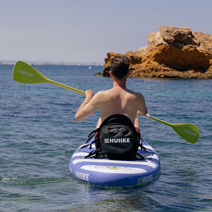 Paddle Board Paddle 2-in-1 Aluminum Sup Paddleboard Oar & Kayak Detachable 4 Piece | Double Sided Sup Oar Adjustable for Stand Up Board | Packable Paddleboard Ore & Kayak for Paddleboarding