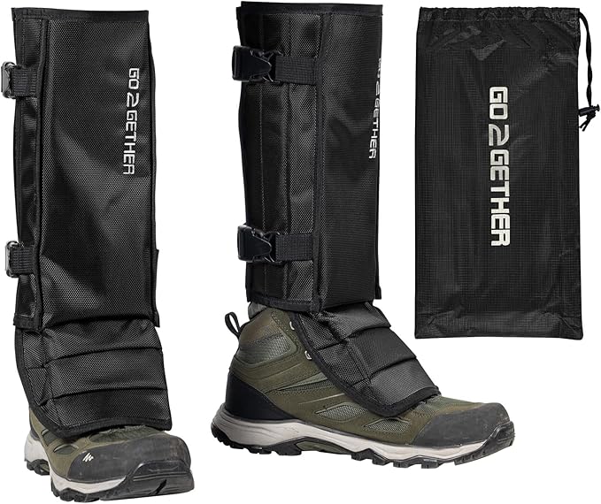 Snake Gaiter, Gaiters for Hunting, Waterproof Snake Chap for Men and Women,Shoe Boot Leg Gaiter with Adjustable Size