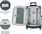 Travelpro Maxlite 5 Softside Expandable Luggage with 4 Spinner Wheels, Lightweight Suitcase, Men and Women, Forest Green, Carry-on 21-Inch