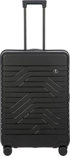 Bric's 28" Expandable Spinner Suitcase - Travel Luggage with TSA-Approved Lock and Hard Shell Exterior - B|Y Ulisse - Black