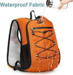 BOVIP Lightweight Hydration Back,15L Multipurpose Hiking Backpack with 1.5L Water Bladder ,Hydro Water Daypack for Cycling Hiking Rave for Men Women