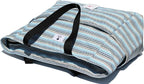 ESVAN Large Foldable Beach Bag for for Women with Dry Wet Compartment Waterproof Sandproof Travel Gym Picnic Handbag