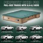 Pittman - Truck Bed Mattress - Pro3 Series - The Original Airbedz Truck Bed Air Mattress 8ft - Full Size - Premium Mattress with 25% More Coverage for Comfortable Pickup Camping