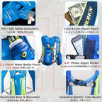 Azarxis Hydration Running Vest Backpack Pack 5L 5.5L for Women and Men Jogging Trail Race Marathon Cycling Hiking