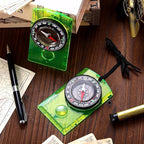Geiserailie Acrylic Orienteering Compass Hiking Backpacking Map Reading Compass for Navigation and Survival Outdoor Exploring