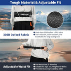 Owntop Manual Inflatable Belt Pack, Adults Swim Jacket with Blowpipe & Whistle, 24g CO2 Cylinder Included, Low Profile for Kayaking, Fishing, Paddle Sports