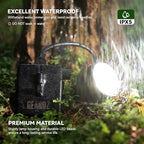 10W LED Coyote Hog Coon Hunting Lights, Rechargeable Hunter Headlamp, Waterproof 60000LUX Super Bright LED Predator Hunter Head Light & 3 Colors (White Red Green), 7 Position Switch