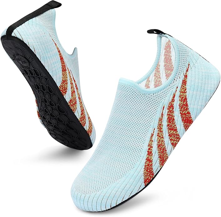 ANLUKE Womens Mens Water Shoes Barefoot Quick-Dry Aqua Socks for Beach Swim Surf Water Sport