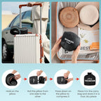 Upgraded Neck Pillow for Airplane Travel - 360° Support Stops Head Bobbing, Memory Foam Travel Pillow With Eye Mask & Earplugs, Portable Carry Bag for Long Flights/Car| Best Airplane Accessories Black