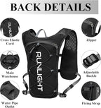 Running Vest for Women Men Lightweight Hydration Backpack Pack with 1.5L Water Bladder Bag Hydro Daypack for Hiking,Trail,Skiing,Camping,Cycling,Race,Marathon