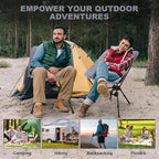 MINGPINHUIUS Lightweight Folding Chair for Camping: Ultra Light Height Adjustable Camp Chair Outdoor Adventures Bilateral Breathable Mesh Structure for Hiking Mountaineering Beach (Gray)