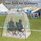 All Weather Proof Pod Sports Pod,540°View Weather Tent,1-4 Person Instant Tent with Sealed Floor,Outdoor Screen House with Carrying Bag,Screen Room for Sport Event,Camping,Fishing