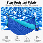 Kootek Camping Hammock, Portable Hammocks with Tree Straps & Attached Carry Bag, Camping Essentials Gear, Perfect for Outside Indoor Hiking Beach Backpack Travel